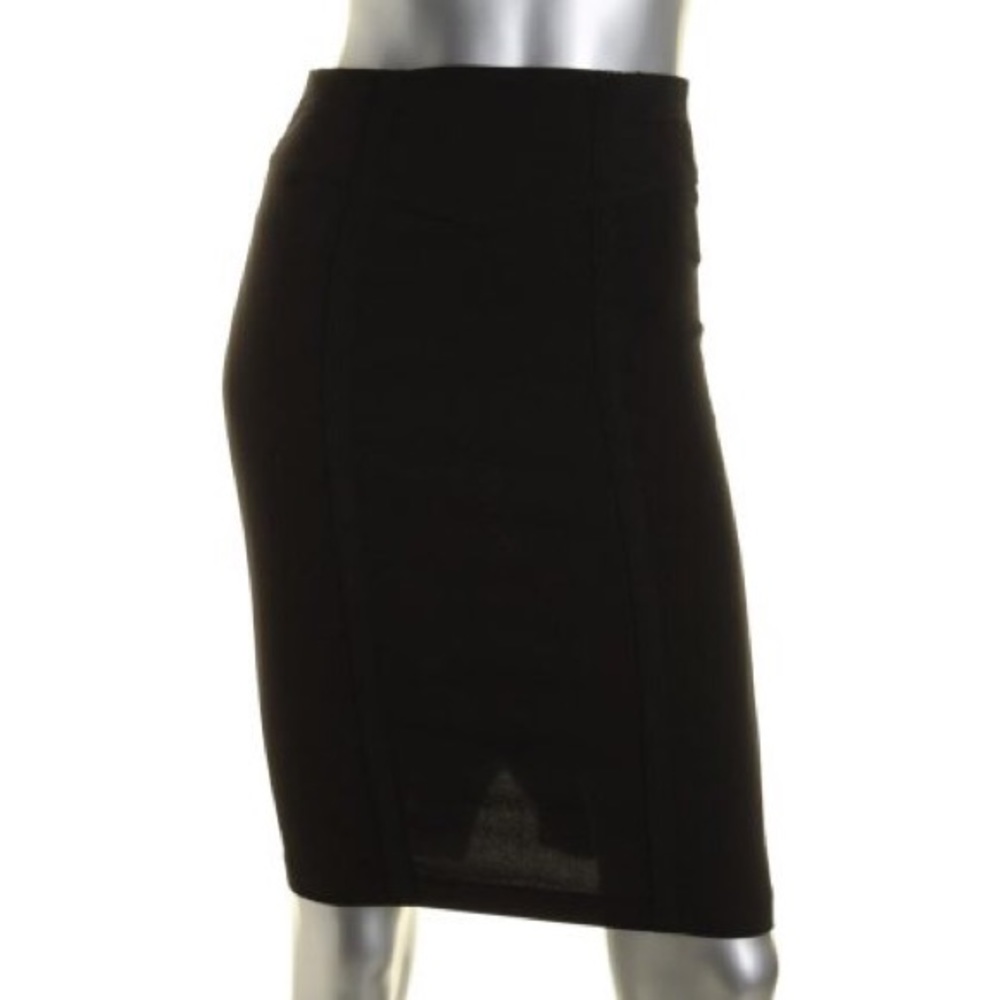 Womens Juniors Briston Ponte Seamed Pencil Skirt